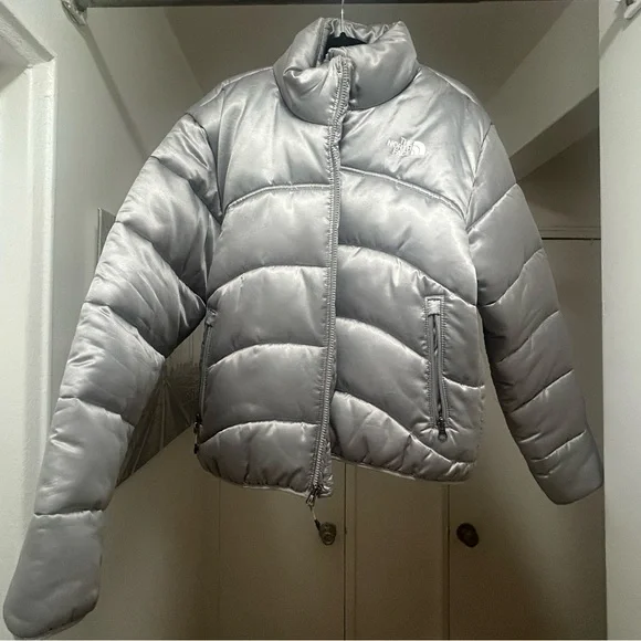 The North Face Women’s Silver Puffer Jacket - Picture 6 of 9